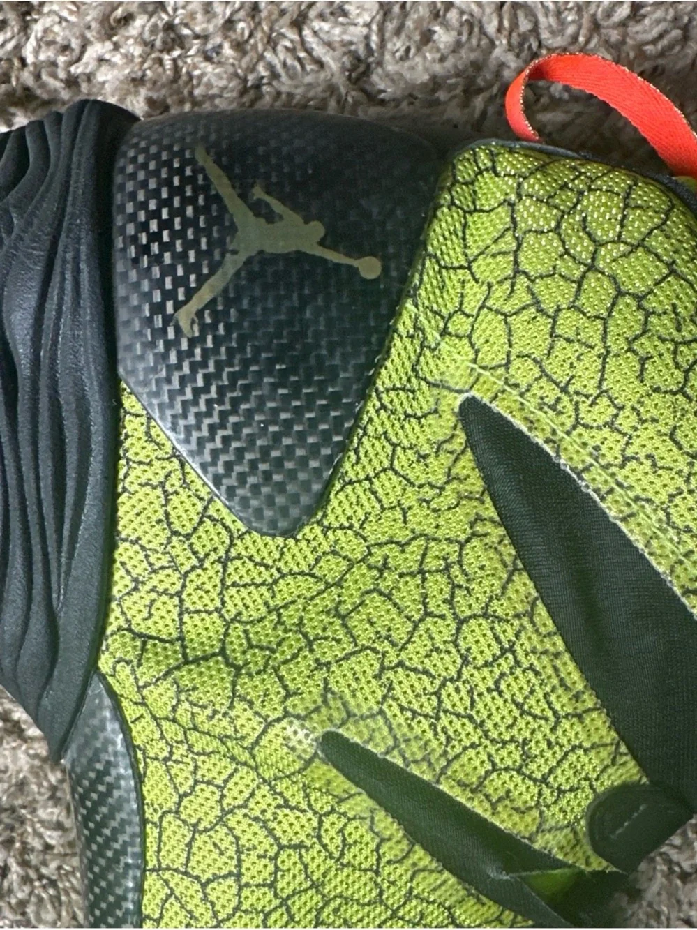 Jordan vibrant neon